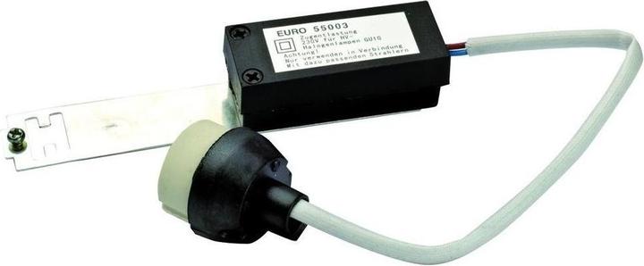 Actual product image Rutec Strain relief + socket GU10 55003 with clamping bracket