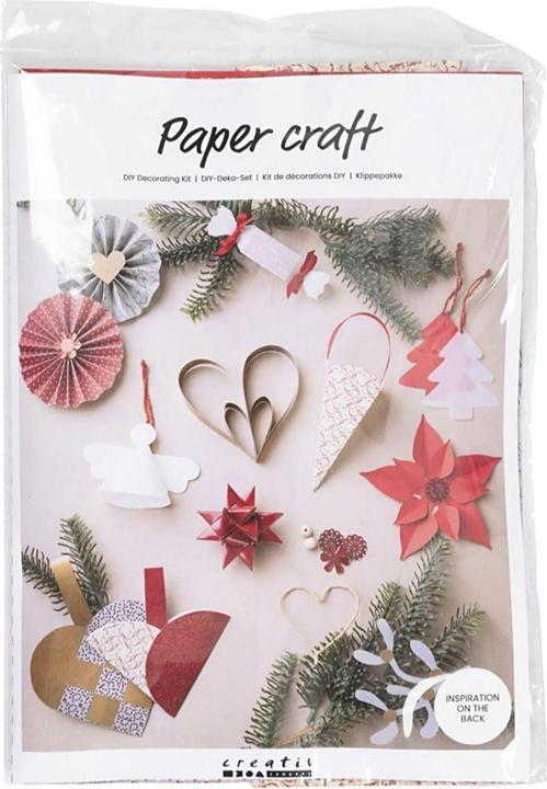Produktbild Creativ Company Bastelset Papier Kreativ-Mix für Weihnachtsdeko