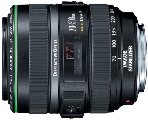 Produktbild Canon EF 70-300mm, f/4.5 - 5.6 DO IS USM - Schweiz Ware (Canon EF, Vollformat)