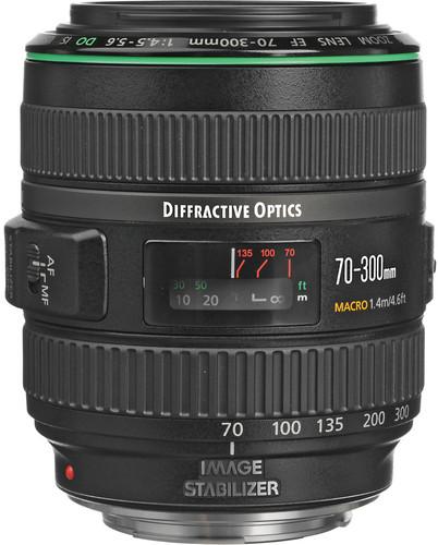 Produktbild Canon EF 70-300mm, f/4.5 - 5.6 DO IS USM - Schweiz Ware (Canon EF, Vollformat)