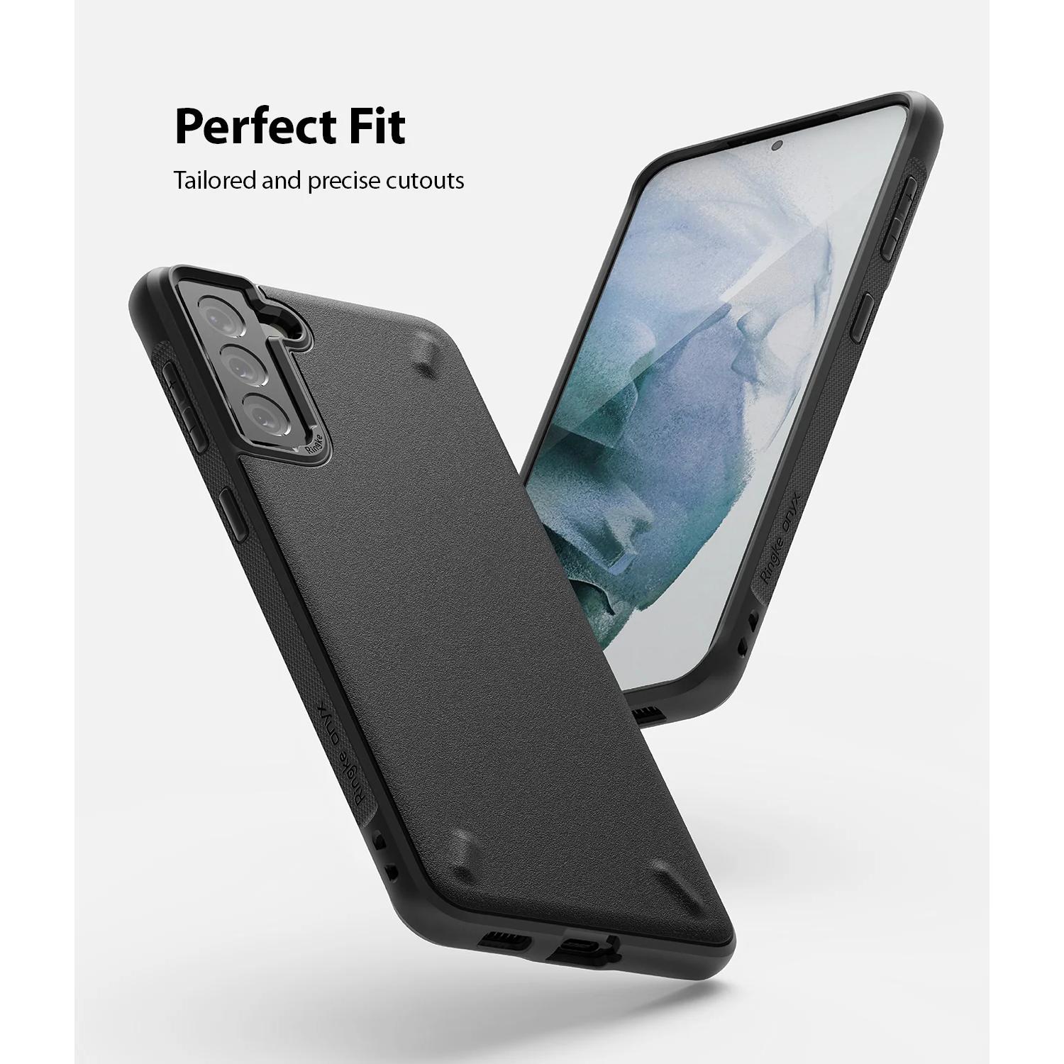 Thumbnail - Ringke Onyx Durable TPU Case for Samsung Galaxy S21+ 5G (S21 Plus 5G) Black (OXSG0026) (Samsung Galaxy S21+), Smartphone...