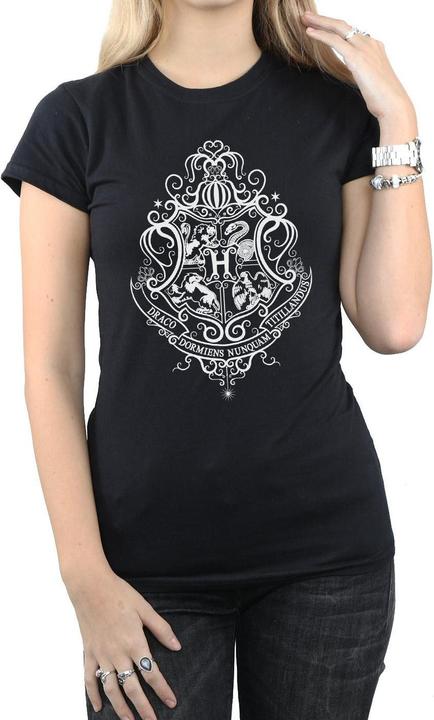Produktbild Hogwarts Draco Dormiens Crest TShirt (M)