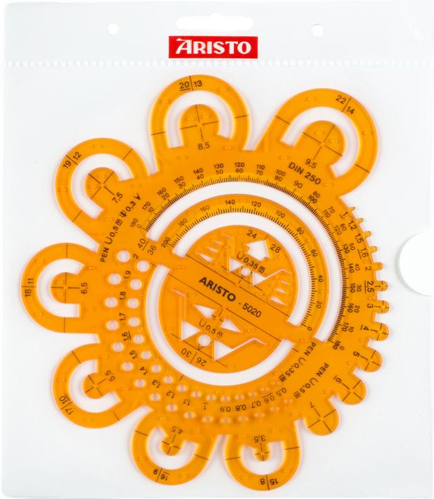 Image du produit Aristo Gabarit d'arrondissement (16.20 cm, Matières plastiques)