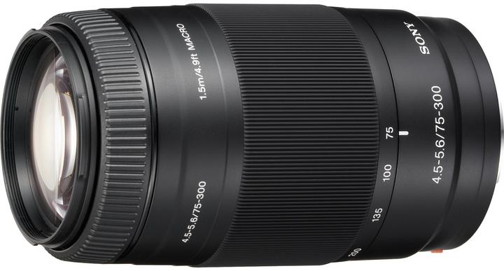Produktbild Sony Objektiv SAL-75300, 75 - 300mm, f/4.5 - 5.6 (Sony A, Vollformat)