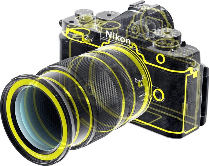 Actual product image Nikon Z f Kit (24 - 70 mm, 24.50 Mpx, Full frame)
