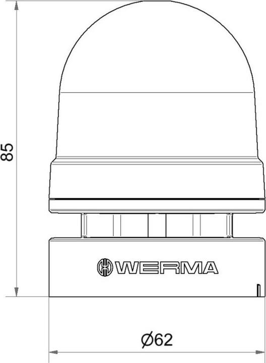 Actual product image Werma Signal siren