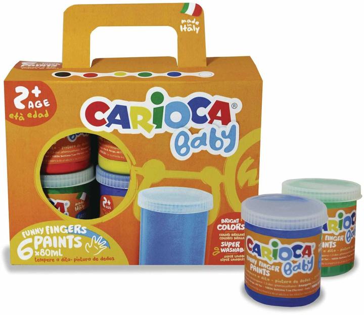 Immagine prodotto Carioca Macchie di dita (Multicolore, 80 ml)