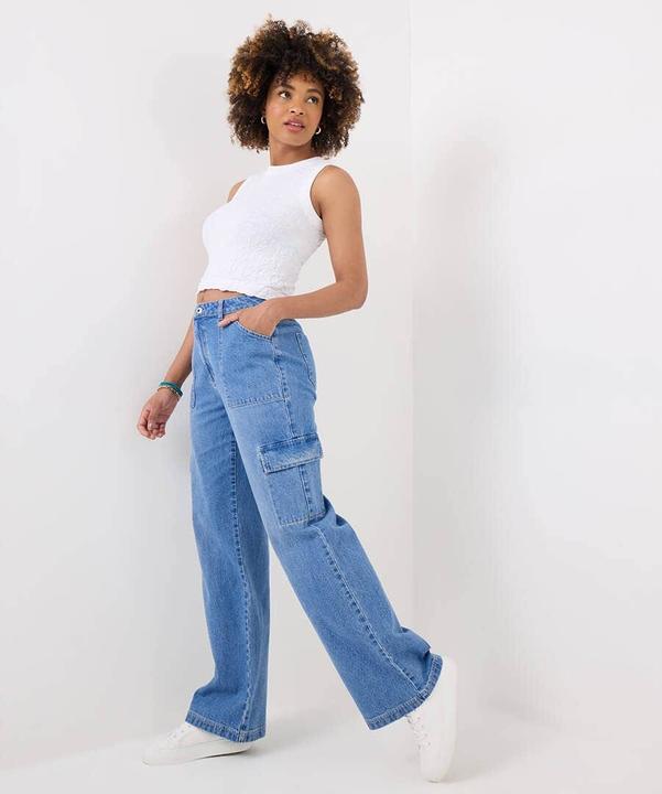 Immagine prodotto Joe Browns High-Waisted Cargo Jeans (44)