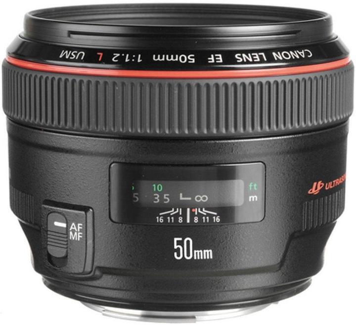 Actual product image Canon EF 50mm f/1.2L USM - (EU) (Canon EF, full size)