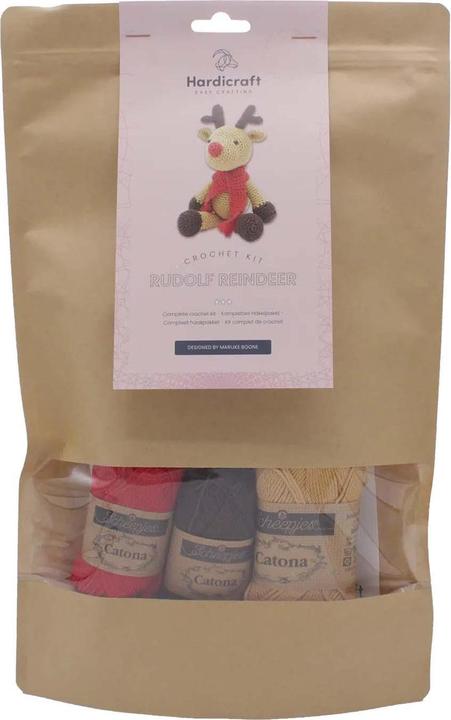 Actual product image Hardicraft Reindeer Rudolf - Crochet Set