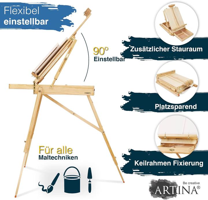 Image du produit Artina Set de chevalets Madrid, 30pcs