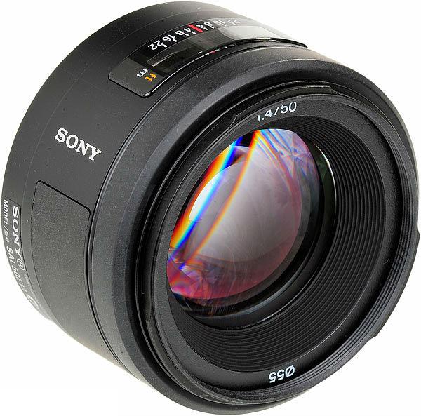 Immagine prodotto Sony 50mm f/1.4, Full Frame A-Mount (Sony A)