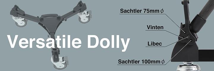 Produktbild Libec DL-3RB Rollspinne (Stativfuss)