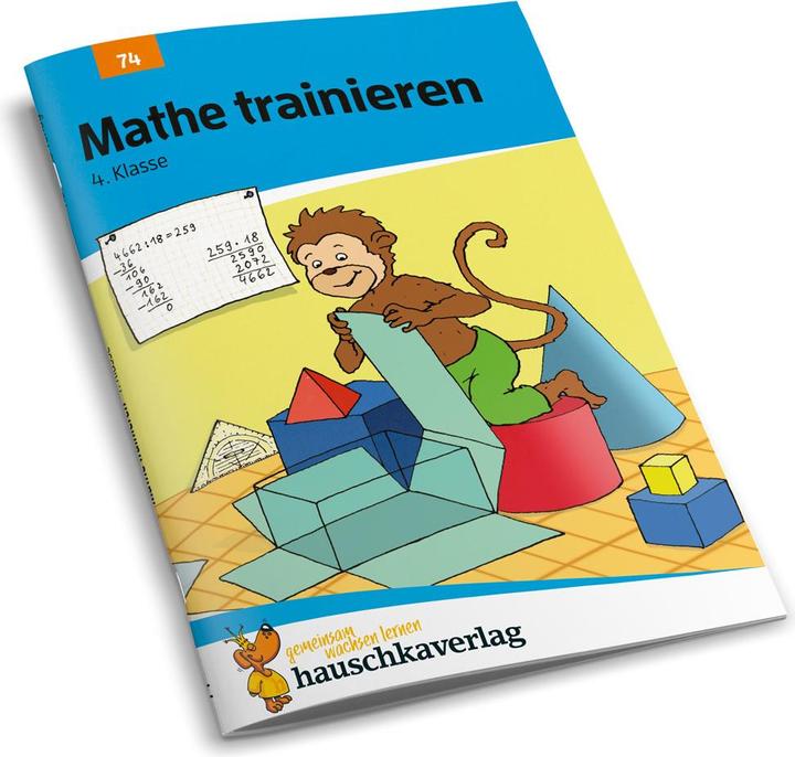 Actual product image Mathe trainieren 4. Klasse (German, Adolf Hauschka, 2021)