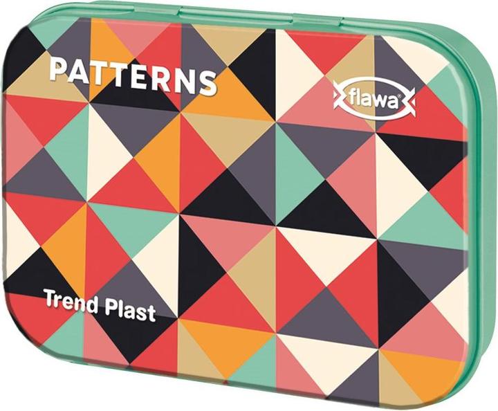 Actual product image Flawa Trend Plast Patterns Tin Box (20 x)