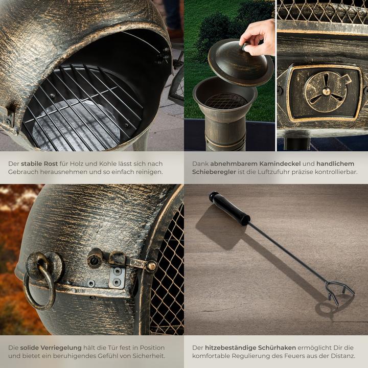 Actual product image tectake Patio oven