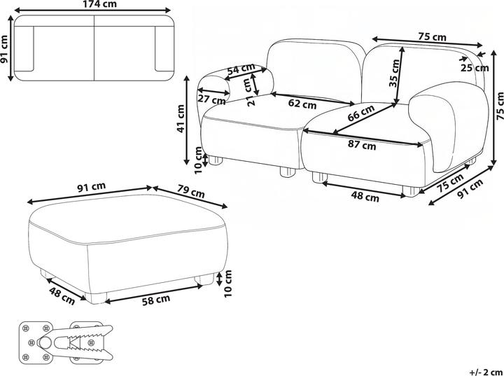 Actual product image Beliani Amli