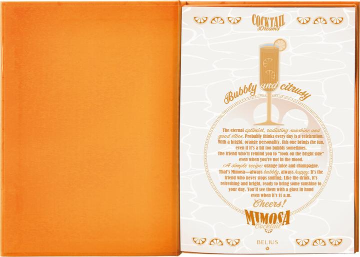 Immagine prodotto Belius Penna a sfera The Cocktail Menu (Arancia, Blu, 1x)