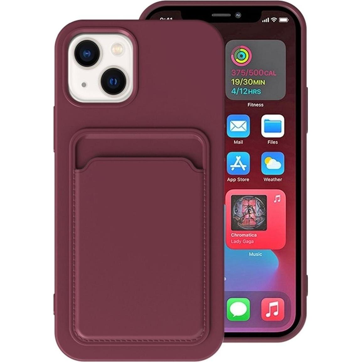 König Design Hülle Handy Schutz für Apple iPhone 14 Serie Case Cover Bumper Kartenfach Etuis (Apple iPhone 14 Plus), Sma...