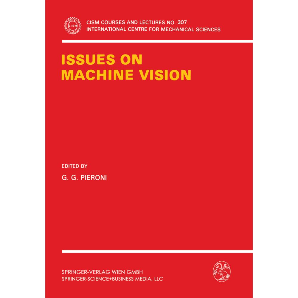 Issues on Machine Vision, Fachbücher von G. G. Pieroni