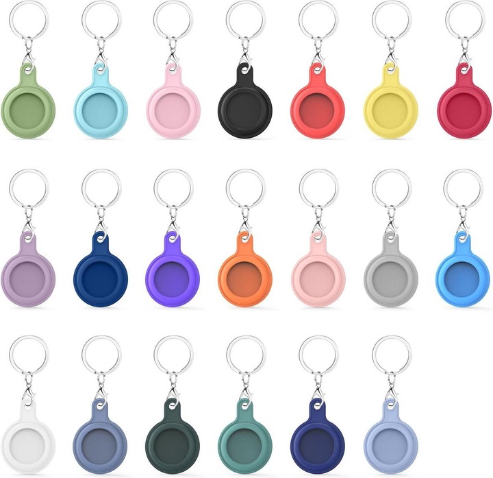 Actual product image König Design Keychain for Apple AirTag Case Case Tag Silicone Blue New