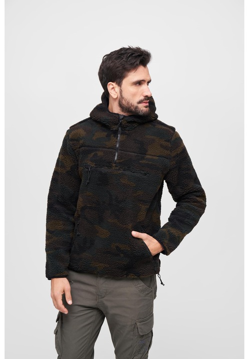 Actual product image Brandit Teddy Fleece Worker Pullover Jacket - 13975 (L, 7XL)
