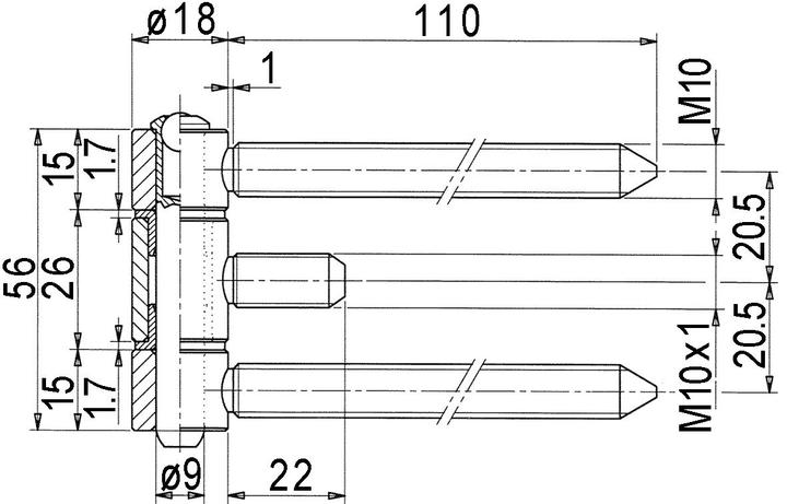 Produktbild OK-Line Einbohrbänder