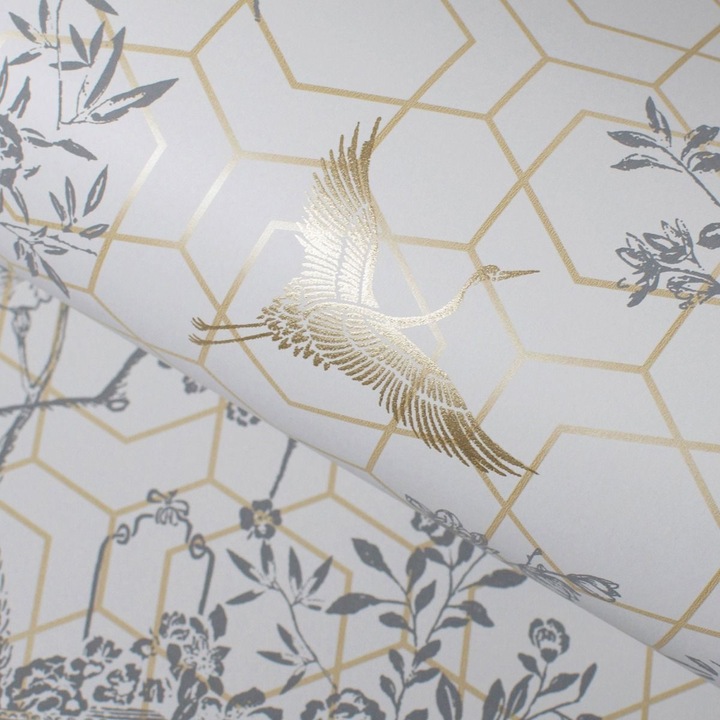 Produktbild Muriva Tapete Lipsy geometrisches Design (53 x 1000 cm)