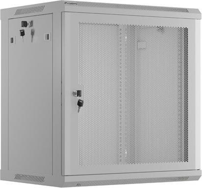 Actual product image Lanberg 19 Zoll 12HE 600X450 grauer perforierter Türmontagerahmen von (Flachverpackung) (19 inch rack)
