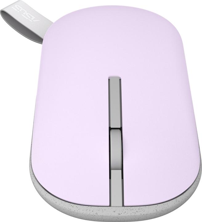 Actual product image ASUS Wireless mouse MD100 Wireless, Purple, Bluetooth (Wireless)