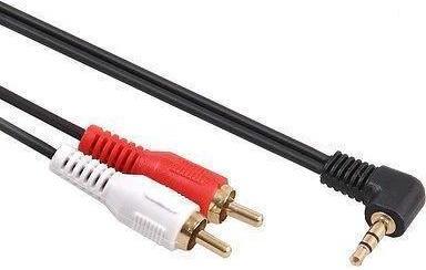 Produktbild Maclean Cable Audio Jack 3"sup1/2/sup vers 2 x RCA 1 m (1 m)