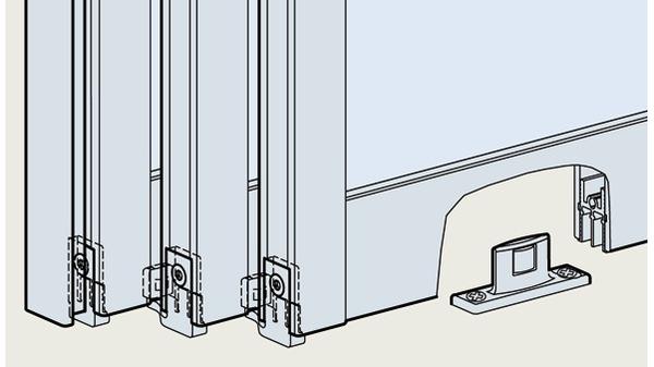 HAWA Stacking fittings -DIVIDO 100