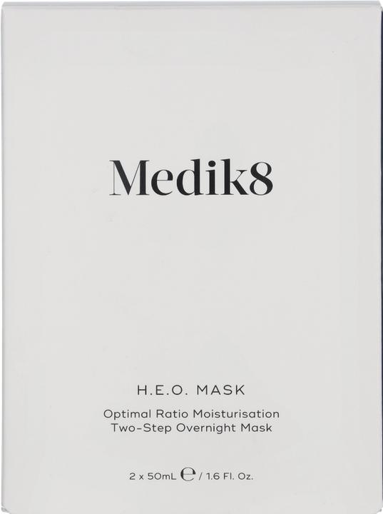 Produktbild Medik8 H.E.O Optimal Ratio Moisturisation Two-Step Overnight Hydrating Face Mask Skincare Treatment (100 ml)