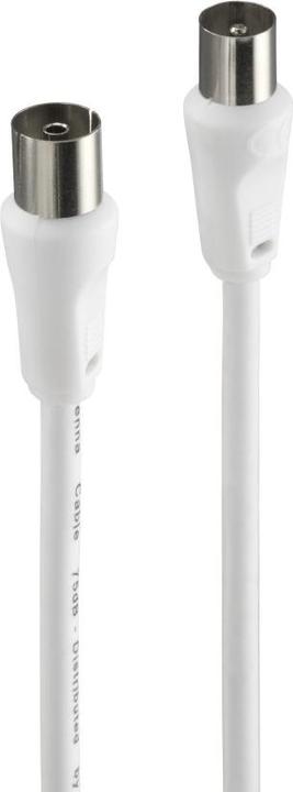 Actual product image Hama Coax plug - coax coupling (75 dB, Antenna cable)