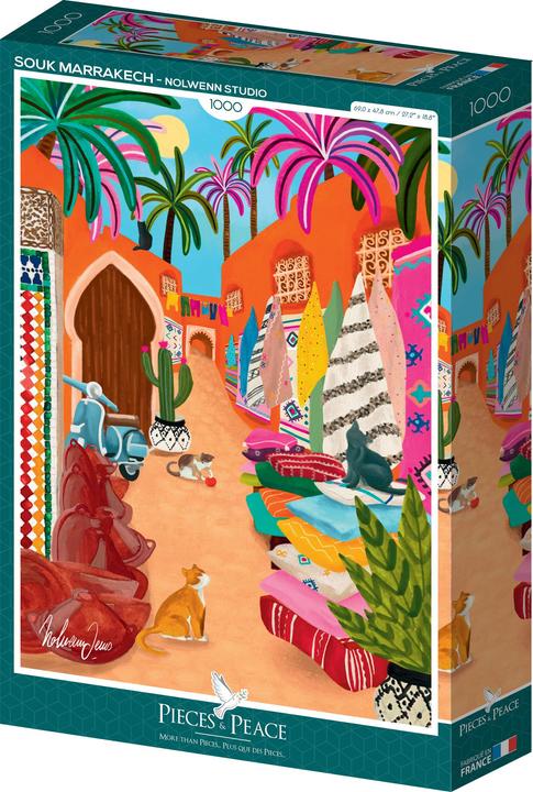 Produktbild Pieces & Peace Puzzle 1000 pieces Souk Marrakech (1000 Teile)