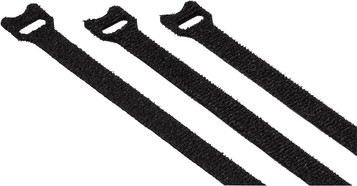 Hama Attaches de câbles en velcro (Serre-câbles en plastique, 200 mm, 20 pcs)
