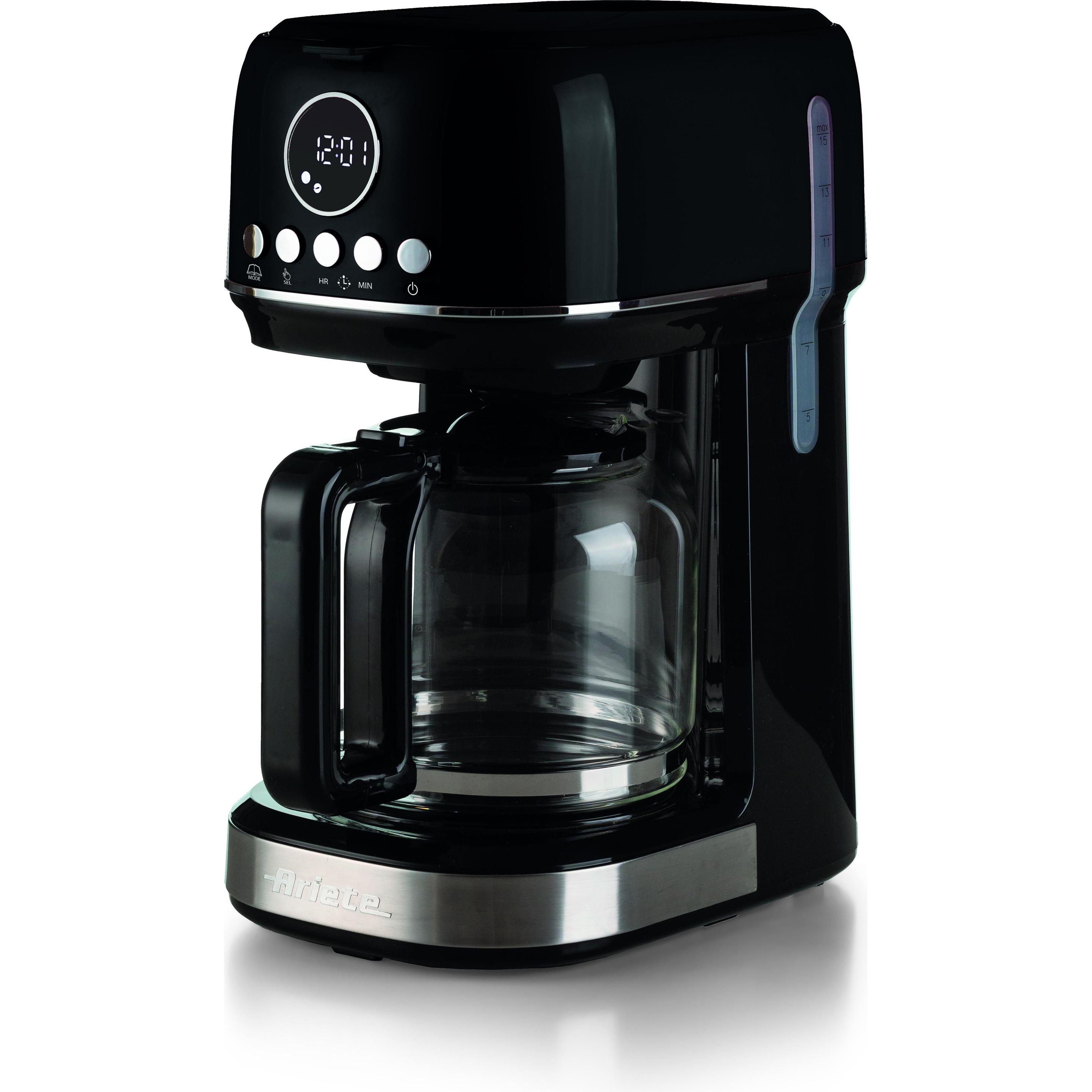 Ariete 1396 Kaffeemaschine mit Filter Modern, Amerikanischer Kaffee, Fassungsvermögen bis zu 15 Tassen, Filterkaffeemasc...