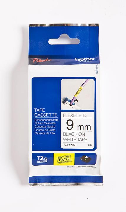 Brother Tze-Fx221 (0.90 cm, Schwarz)