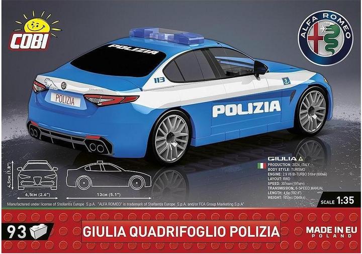 Produktbild Cobi Alfa Romeo Gulia Quadrifoglio Polizia