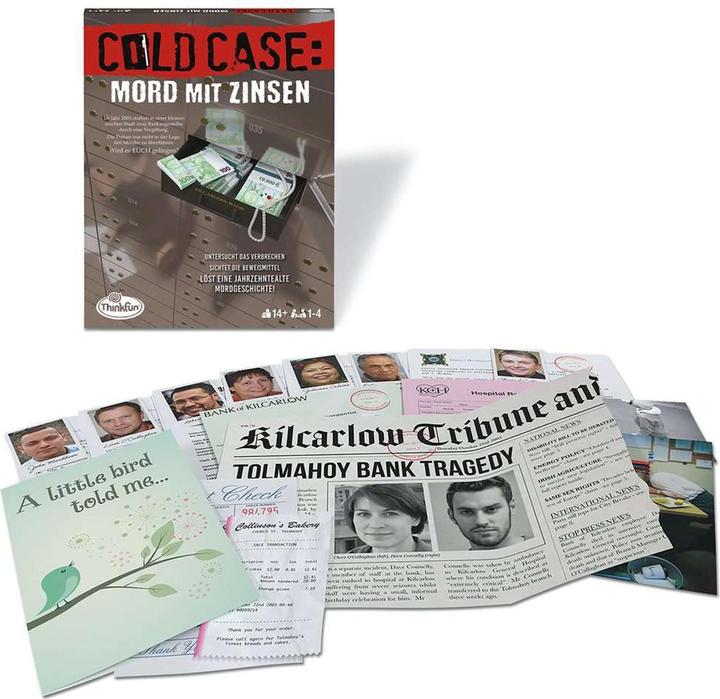 Actual product image Thinkfun ColdCase: Murder with interest D (German)