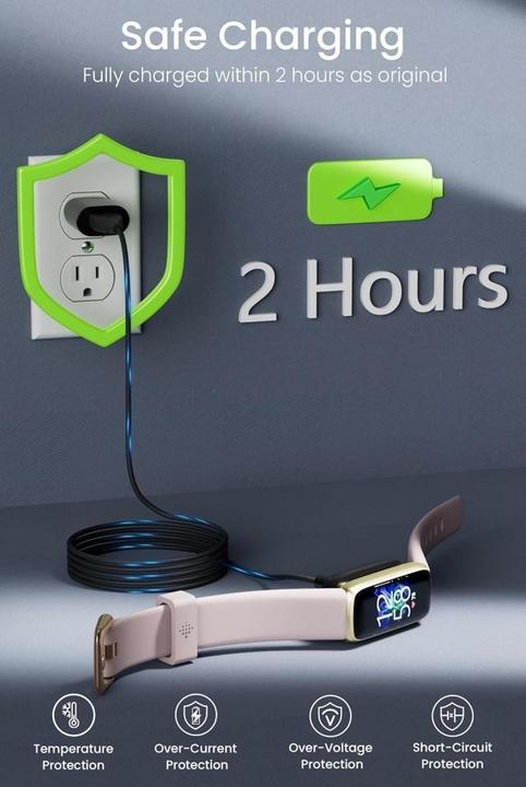 Image du produit PowerGuard Fitbit USB-A Ladekabel Charge Cable