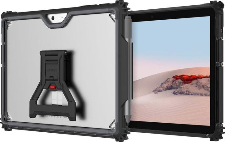 Immagine prodotto Griffin Survivor Strong - Cover posteriore per tablet - robusta - grigio, nero, trasparente - 10,5"