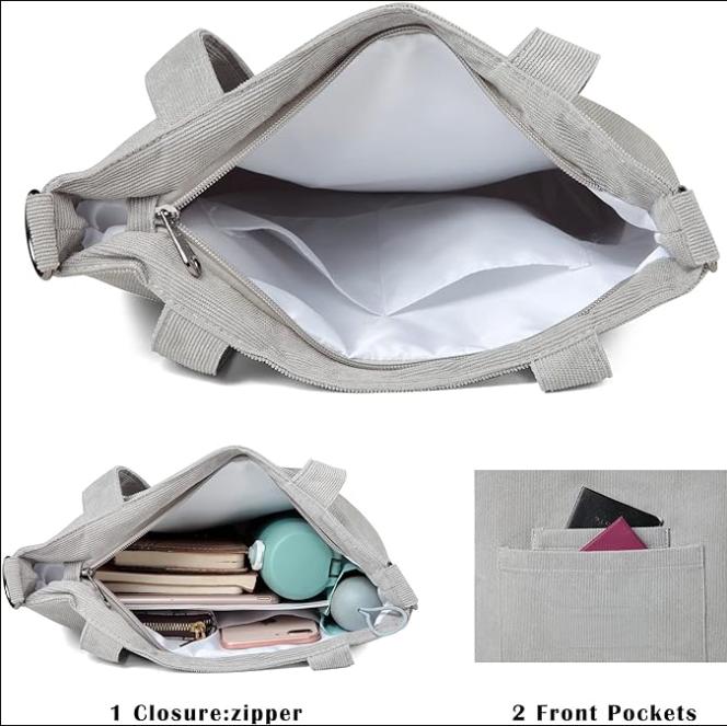 Immagine prodotto Only-Bags.Store Estetica della borsa - Borsa a tracolla, borsa a coste borsa a spalla borsa in tessuto borsa