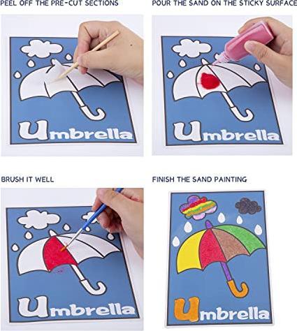 Image du produit Activity Board Kit de bricolage de tableaux de sable pour enfants
