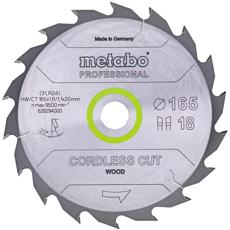 Thumbnail - Metabo, Sägeblatt, Cordless Cut Wood - Professional