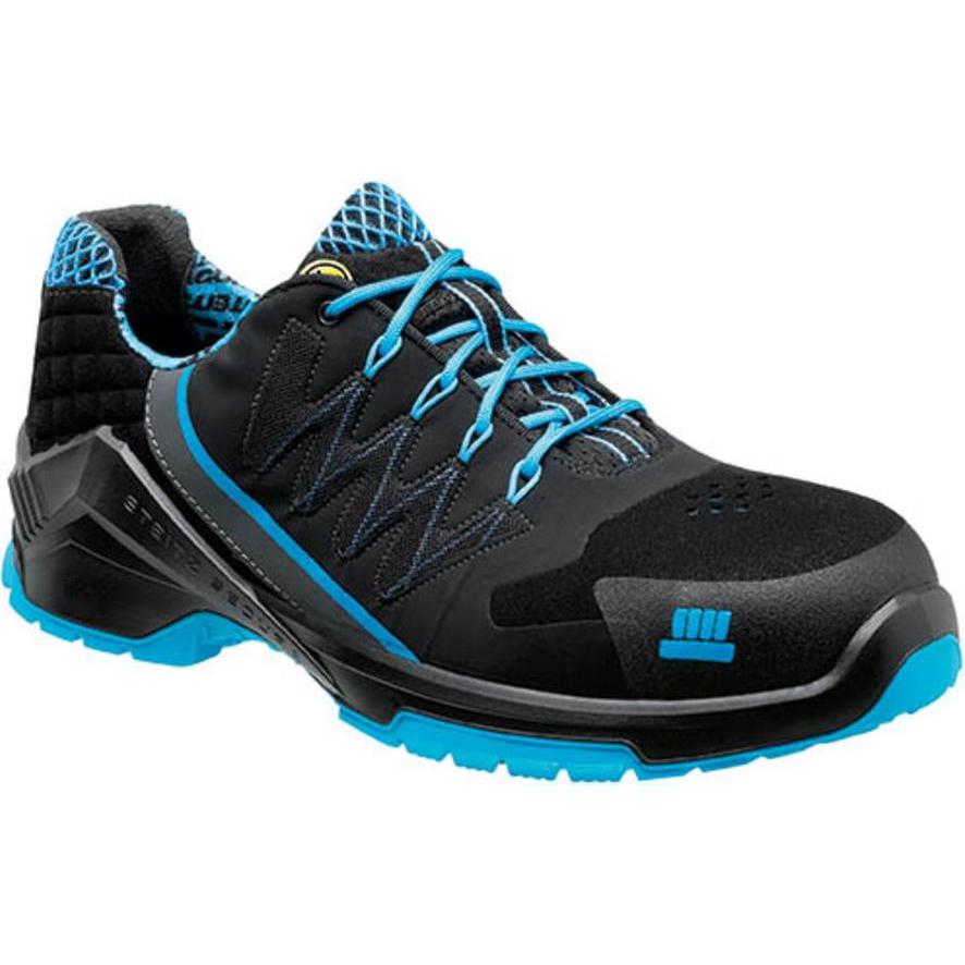 Steitz Secura, Sicherheitsschuhe, Halbschuh schwarz/blau VD PRO 1100 SF ESD, S1P NB, EU-Schuhgrösse: 42 (S1P, 42)