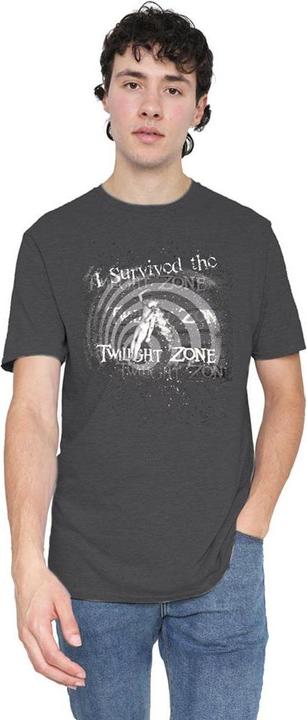 Produktbild The Twilight Zone I Survived TShirt meliert (S)