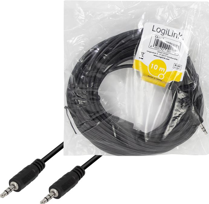Actual product image LogiLink 3.5mm-3.5mm (10 m, 3.5mm jack (AUX))