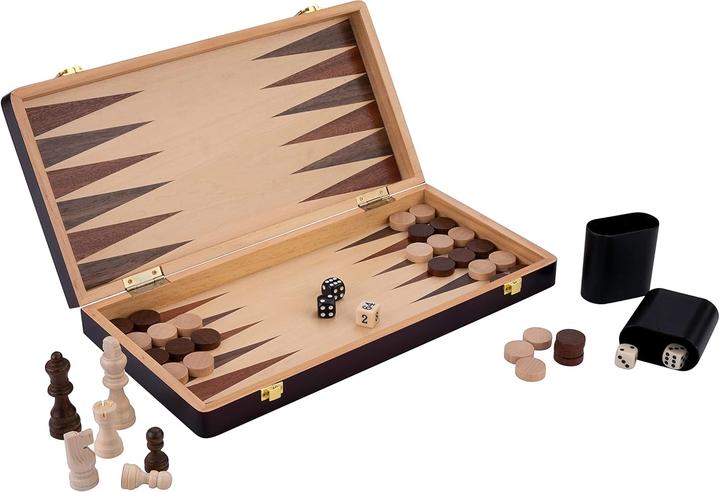 Image du produit Engelhart Schach/Backgammon Holzspiel-Set