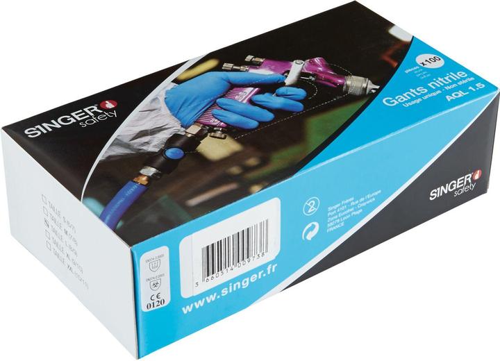 Produktbild Singer Safety Nitrilhandschuhe, AQL 1,5 (L)